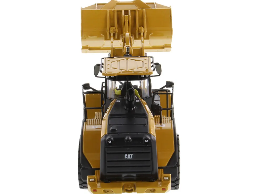 CAT Caterpillar 972 XE Wheel Loader Yellow with Operator High Line Series 1/50 Diecast Model Diecast Masters 85683