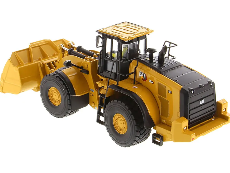 CAT Caterpillar 982 XE Wheel Loader Yellow with Operator High Line Series 1/50 Diecast Model Diecast Masters 85685