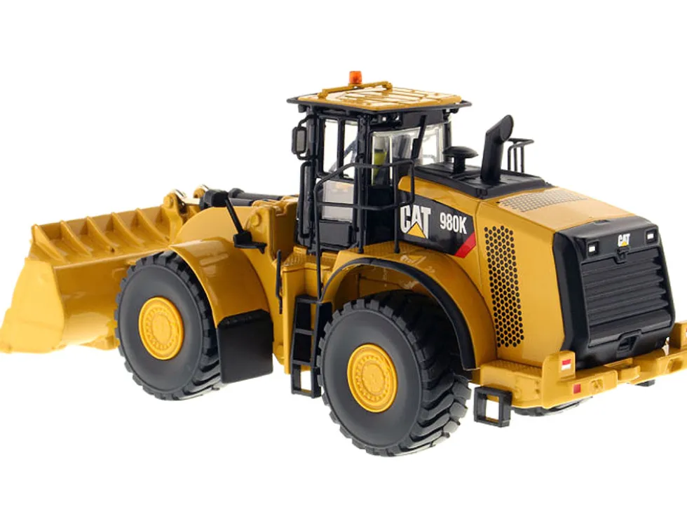 Caterpillar 980K Wheel Loader Rock Configuration with Operator High Line Series 1/50 Model by Diecast Masters 85296