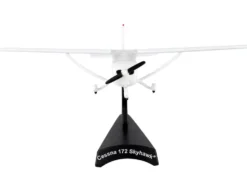Cessna 172 Skyhawk Light Aircraft N403GF White 1/87 HO Diecast Model Airplane Postage Stamp PS5603-2