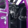 1948 Chevrolet Aerosedan Fleetside Lowrider Purple Metallic Dark Purple Metallic Two-Tone Get Low Series 1/24 Diecast Model Car Motormax 79027