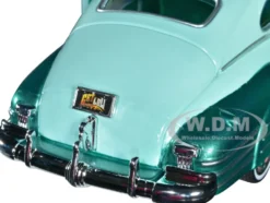 1948 Chevrolet Aerosedan Fleetside Lowrider Pastel Green Green Metallic Two-Tone Get Low Series 1/24 Diecast Model Car Motormax 79027
