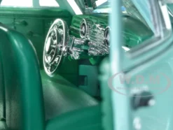 1948 Chevrolet Aerosedan Fleetside Lowrider Pastel Green Green Metallic Two-Tone Get Low Series 1/24 Diecast Model Car Motormax 79027