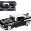 1957 Chevrolet Bel Air Black 1/24 Diecast Car Model Motormax 73228