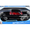 1957 Chevrolet Bel Air Coupe Black with Red Interior "Special Edition" Series 1/18 Diecast Model Car by Maisto