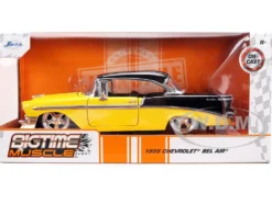 1956 Chevrolet Bel Air Yellow and Black