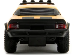 1977 Chevrolet Camaro Off Road Version Yellow Metallic with Black Stripes Transformers Rise of the Beasts 2023 Movie Hollywood Rides Series 1/32 Diecast Model Car Jada 34258