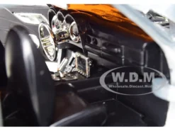 1969 Chevrolet Camaro Raw Metal Yellow Flames Bigtime Muscle Jada 20th Anniversary 1/24 Diecast Model Car Jada 31073