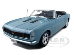 1967 Chevrolet Camaro SS 396 Convertible Turquoise 1/18 Diecast Model Car Maisto 31684