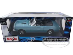 1967 Chevrolet Camaro SS 396 Convertible Turquoise 1/18 Diecast Model Car Maisto 31684