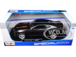 2017 Chevrolet Camaro SS Fifty 50th Anniversary Metallic Grey 1/18 Diecast Model Car Maisto 31385