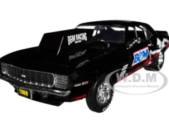 1969 Chevrolet Camaro SS RS Black B&M Racing Limited Edition to 6650 pieces Worldwide 1/24 Diecast Model Car M2 Machines 40300-112B