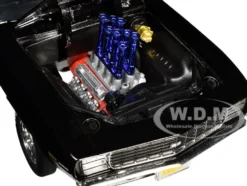 1969 Chevrolet Camaro SS RS Black B&M Racing Limited Edition to 6650 pieces Worldwide 1/24 Diecast Model Car M2 Machines 40300-112B