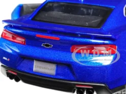 2017 Chevrolet Camaro ZL1 Blue 1/24 Diecast Model Car Maisto 31512