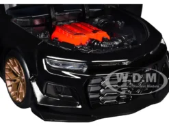 2024 Chevrolet Camaro ZL1 1LE Black "Fast X" (2023) Movie "Fast & Furious 25th Anniversary" Series 1/24 Diecast Model Car by Jada