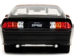 1985 Chevrolet Camaro Z 28 Orange Metallic with Graphics and Chester Cheetah Diecast Figure Cheetos Hollywood Rides Series 1/24 Diecast Model Car Jada 34384