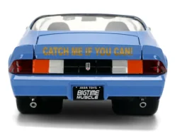 1979 Chevrolet Camaro Z28 Police "Highway Drag" Blue and White "Bigtime Muscle" Series 1/24 Diecast Model Car by Jada