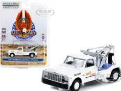 1969 Chevrolet C-30 Dually Wrecker Tow Truck White Jerry’s Towing Fall Guy Stuntman Association Hollywood Special Edition 1/64 Diecast Model Car Greenlight 44965B
