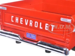1966 Chevrolet C10 Fleetside Pickup Truck Red 1/24 Diecast Model Car Motormax 73355