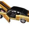 1971 Chevrolet Chevelle SS 454 Sport Gold Metallic with Black Top and Black Stripes "Special Edition" 1/18 Diecast Model Car by Maisto