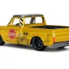 1972 Chevrolet Cheyenne Pickup Truck Gold Metallic with Gray Top "Wall-E" (2008) Movie "Hollywood Rides" Series 1/32 Diecast Model Car by Jada
