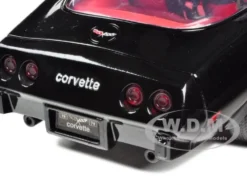 1979 Chevrolet Corvette Black 1/24 Diecast Car Model Motormax 73244