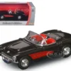 1957 Chevrolet Corvette Black 1/43 Diecast Model Car Road Signature 94209
