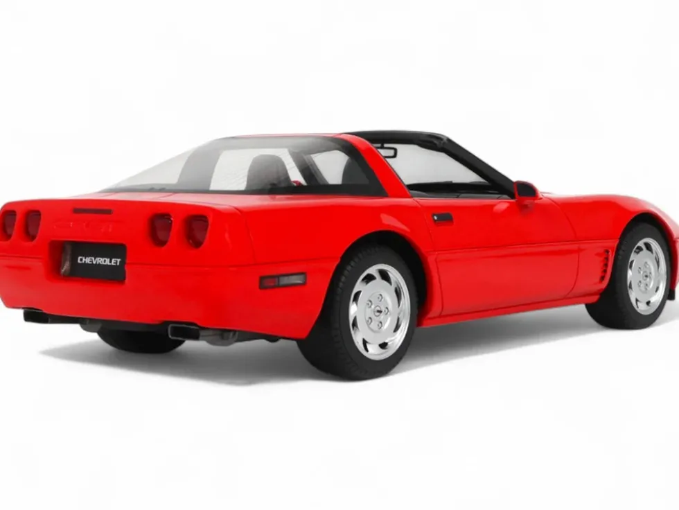 1995 Chevrolet Corvette C4 Convertible Torch Red 1/18 Model Car by GT Spirit