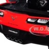 2017 Chevrolet Corvette C7 Grand Sport Red with White Stripe and Black Fender Hash Marks 1/18 Model Car Autoart 71274