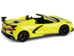 2022 Chevrolet Corvette C8.R Convertible Yellow with Silver Stripes "Barrett-Jackson" Series 15 1/64 Diecast Model Car by Greenlight