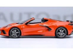 2020 Chevrolet Corvette C8 Stingray Sebring Orange 1/18 Model Car by Autoart