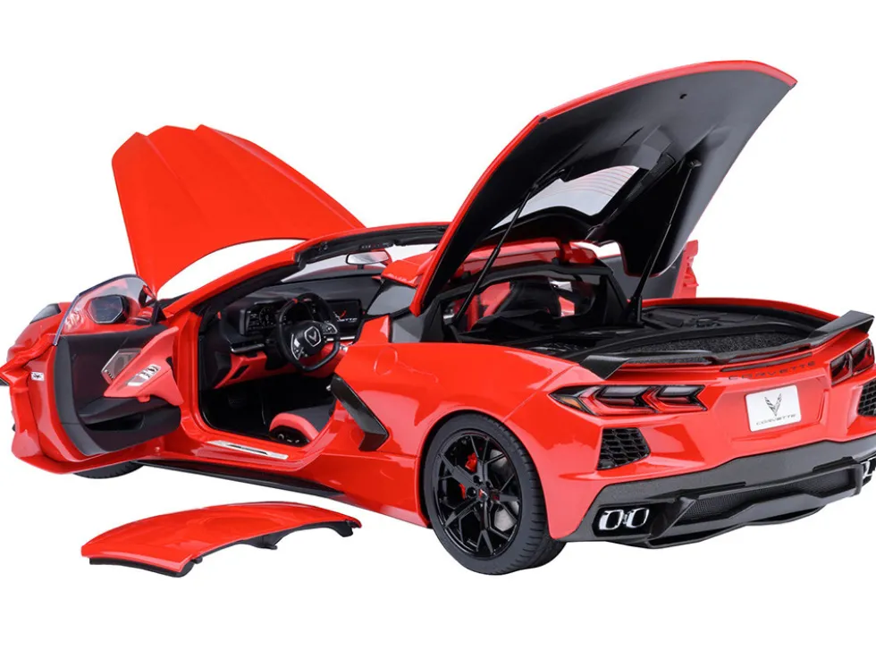 2020 Chevrolet Corvette C8 Stingray Torch Red 1/18 Model Car by Autoart