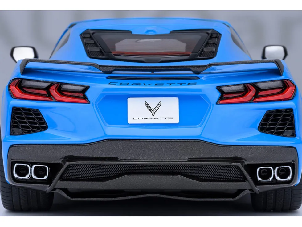 2020 Chevrolet Corvette C8 Stingray Rapid Blue 1/18 Model Car by Autoart