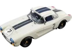 Chevrolet Corvette #2 Dick Thompson Fred Windridge B.S. Cunningham 24 Hours Le Mans 1960 1/18 Model Car Real Art Replicas RAR18012