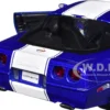 1996 Chevrolet Corvette Grand Sport Blue Metallic with White Stripes "Timeless Legends" Series 1/24 Diecast Model Car by Motormax