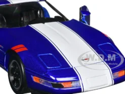 1996 Chevrolet Corvette Grand Sport Blue Metallic with White Stripes 