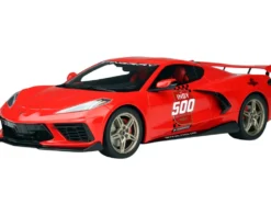 2020 Chevrolet Corvette Stingray C8 Torch Red Official Pace Car 104th Indianapolis 500 2020 1/18 Model Car Real Art Replicas 18014
