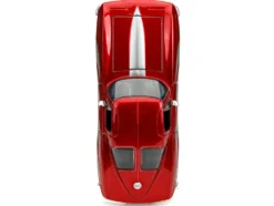 1963 Chevrolet Corvette Stingray Red Metallic with Silver Graphics Bigtime Muscle Series 1/24 Diecast Model Car Jada 35023