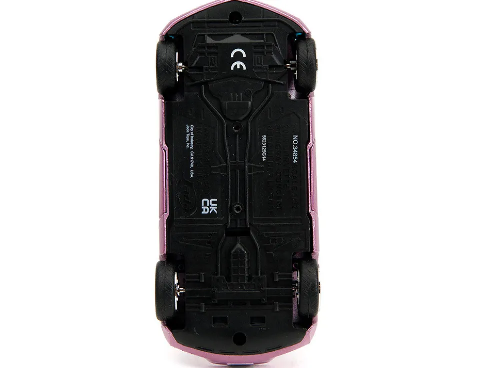 2009 Chevrolet Corvette Stingray Concept Pink Metallic with Blue Tinted Windows Pink Slips Series 1/32 Diecast Model Car Jada 34854