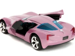 2009 Chevrolet Corvette Stingray Concept Pink Metallic with Blue Tinted Windows Pink Slips Series 1/32 Diecast Model Car Jada 34854
