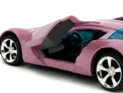2009 Chevrolet Corvette Stingray Concept Pink Metallic with Blue Tinted Windows Pink Slips Series 1/32 Diecast Model Car Jada 34854