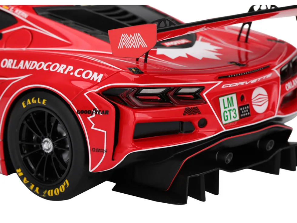 Chevrolet Corvette Z06 GT3.R #13 Matt Bell - Orey Fidani - Lars Kern "AWA Racing" "24 Hours of Le Mans" (2025) 1/18 Model Car by Top Speed