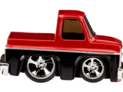 1987 Chevrolet C10 Pickup Truck Red Metallic and Black "Customs" Series 2 Diecast Model Car by CarTuned