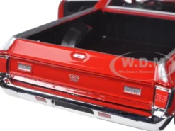 1970 Chevrolet El Camino SS 396 Red 1/24 Diecast Model Car Motormax 79347