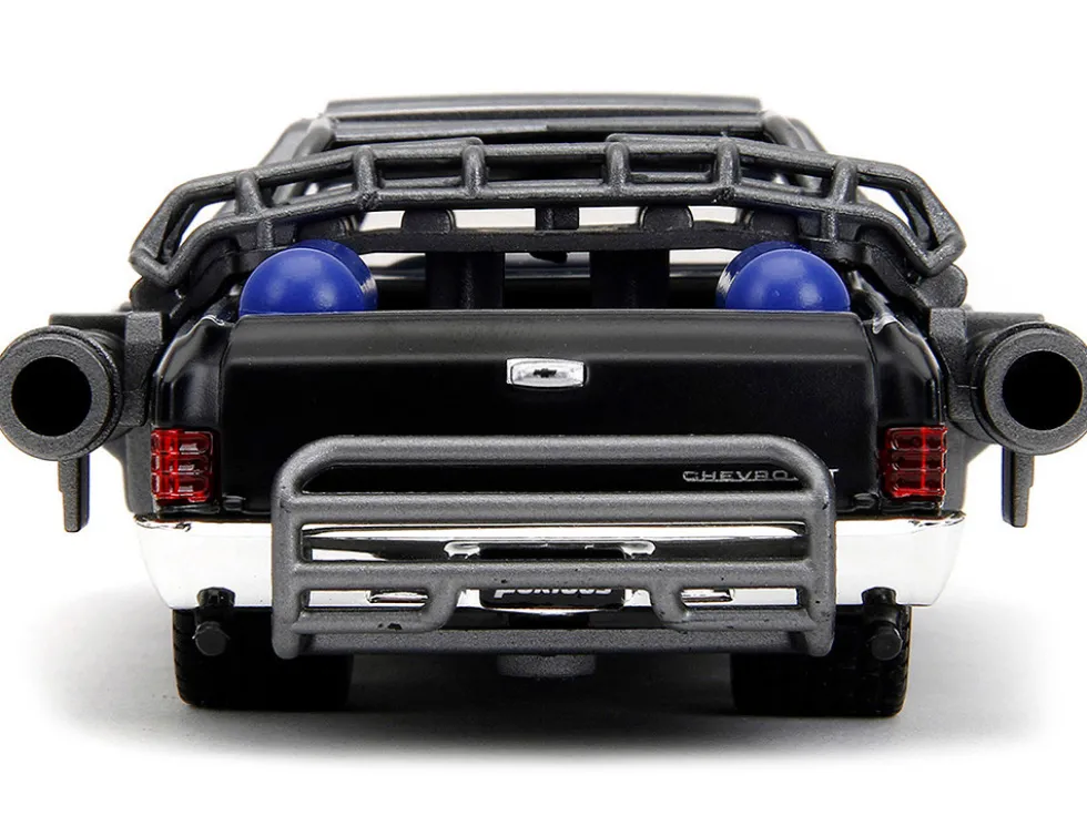 1967 Chevrolet El Camino with Cannons Matt Black Fast X 2023 Movie Fast & Furious Series 1/32 Diecast Model Car Jada 34733