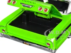 1964 Chevrolet Impala Lowrider Hard Top Green with White Top "Get Low" Series 1/24 Diecast Model Car by Motormax