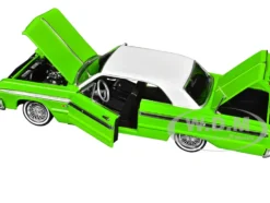 1964 Chevrolet Impala Lowrider Hard Top Green with White Top 