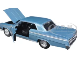 1962 Chevrolet Impala SS Blue 1/25 Diecast Model Car New Ray 71843