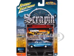 1961 Chevrolet Impala SS 409 Blue Metallic with White Stripes and Interior