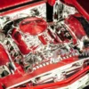 1967 Chevrolet Impala SS #67 Golden Ruby Red Gold Stripes Bigtime Muscle 1/24 Diecast Model Car Jada 30529